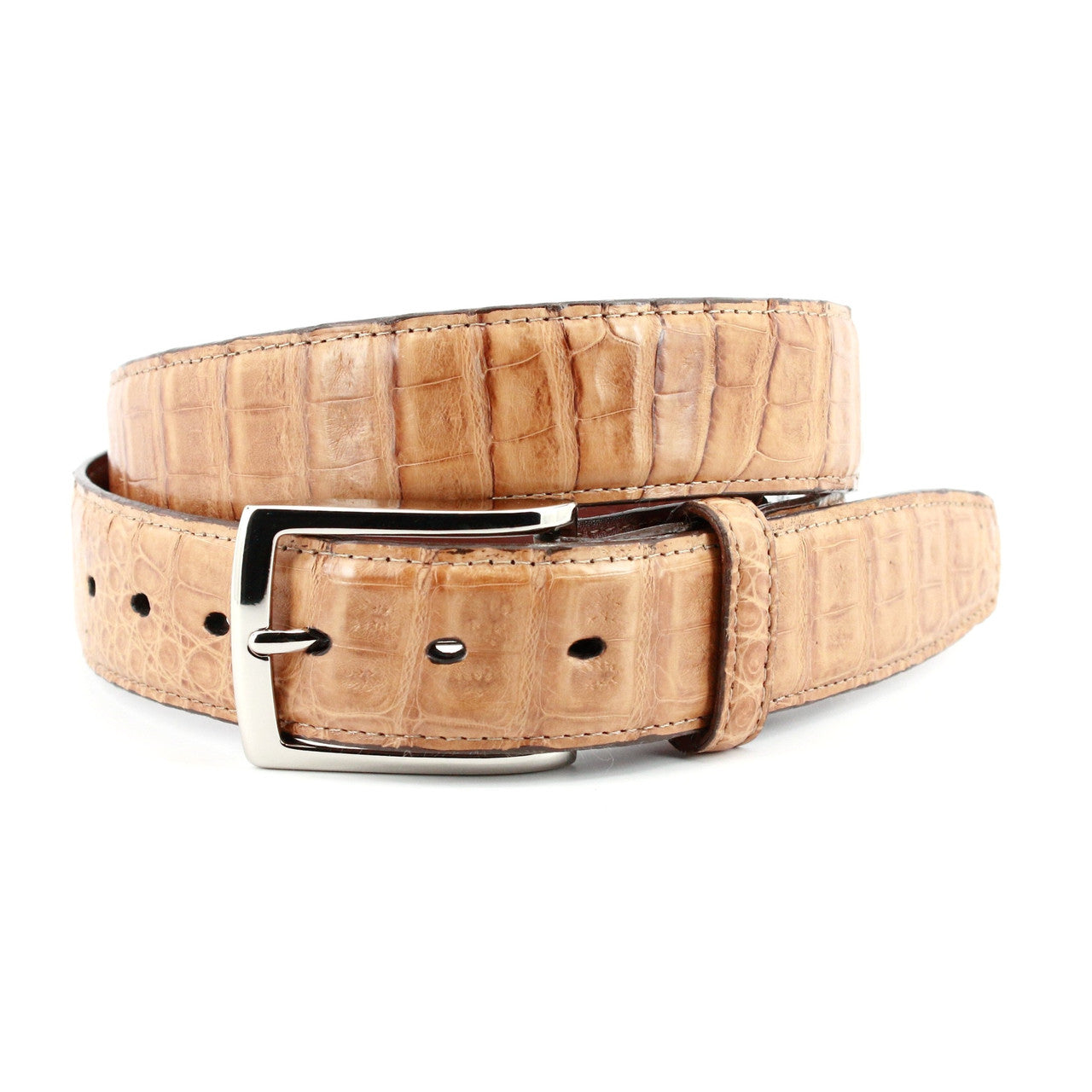 Saddle Genuine South American Caiman Belt