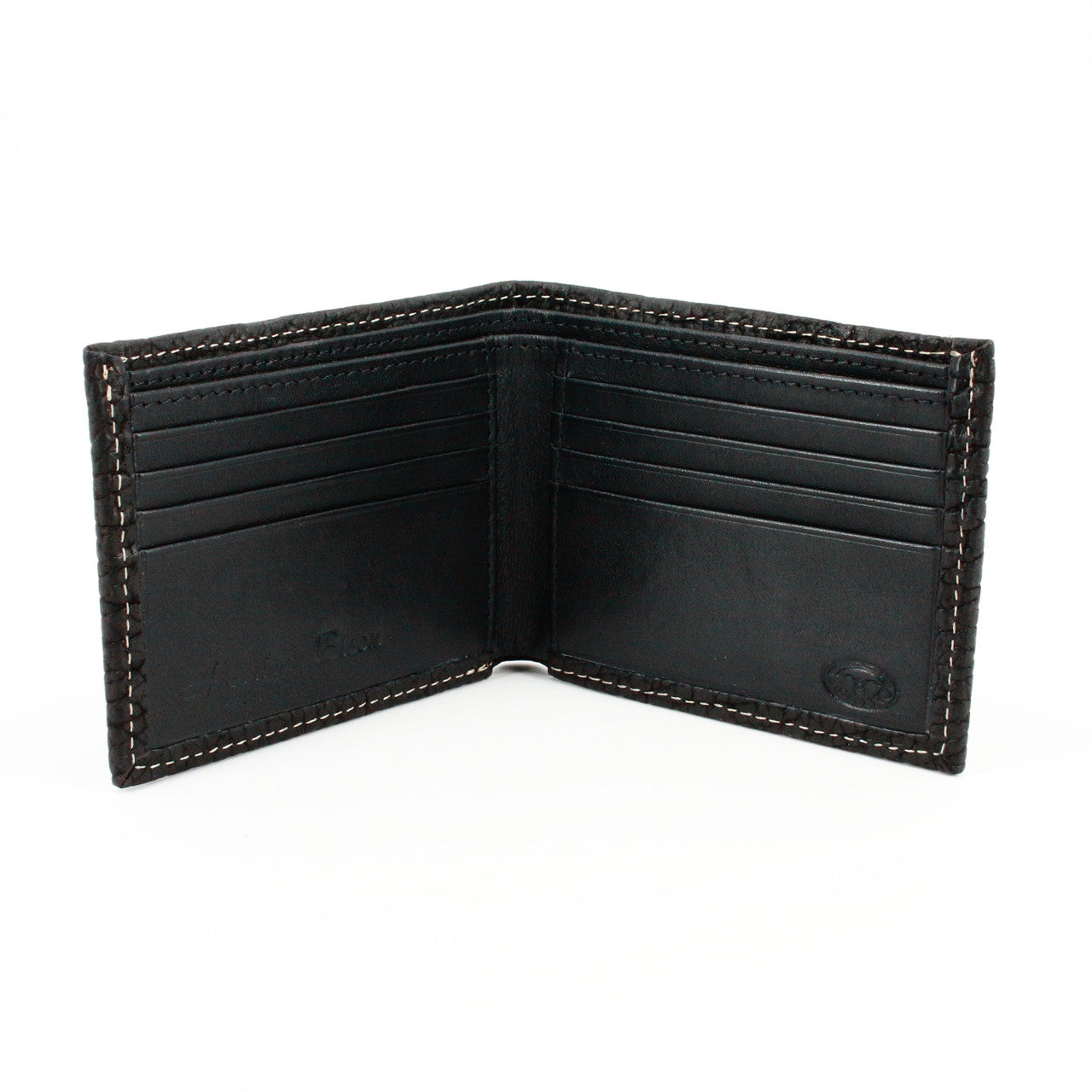 Inside pockets are calfskin