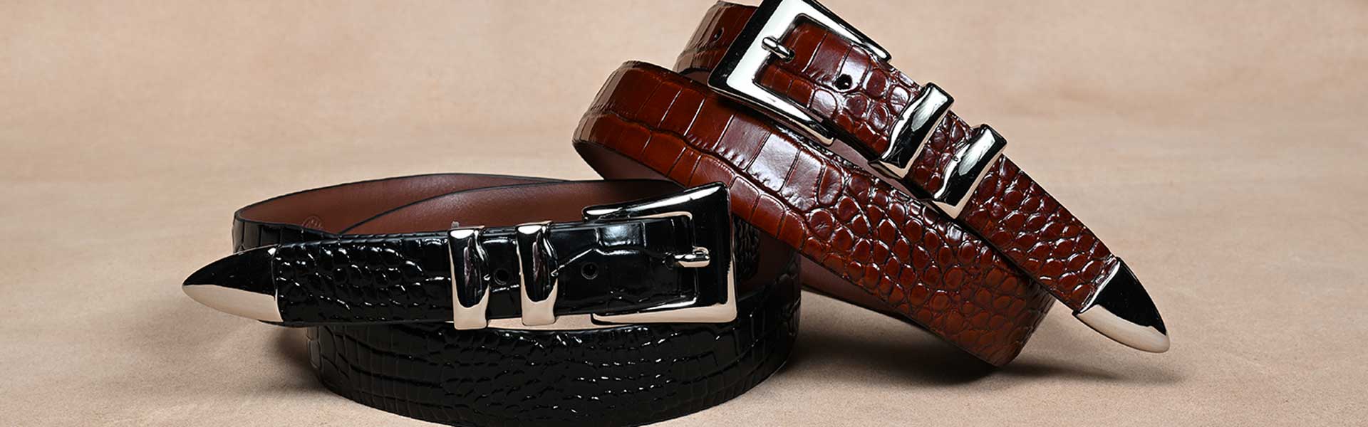 Embossed Exotic Belts