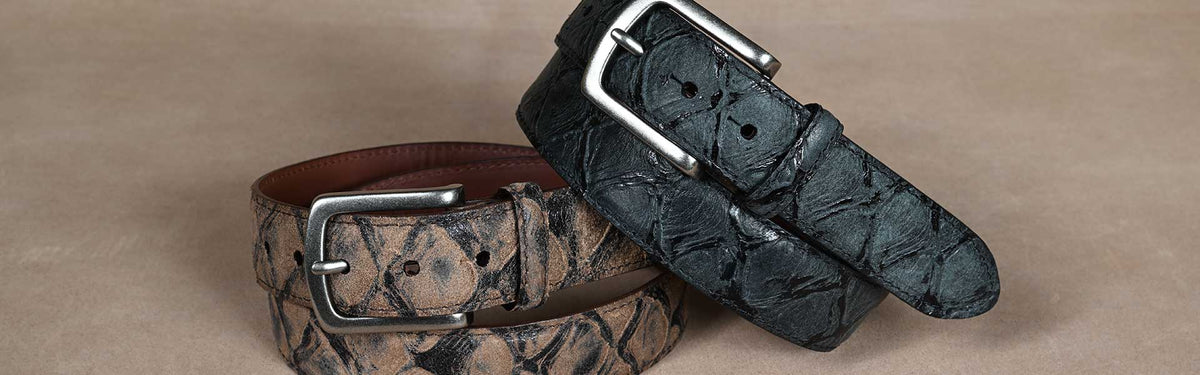 Exotic Leather Belts